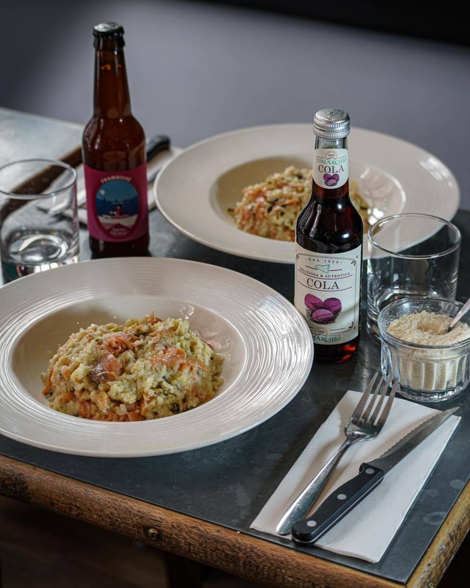 Risotto maison du Café des Antiquaires, cuisine italienne authentique